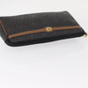 Christian Dior Vintage Honeycomb Zip Coated Canvas