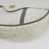 Christian Dior Vintage Honeycomb Flap Coated Canvas