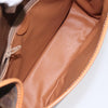 Celine Vintage Macadam Circle Logo Canvas and Leather