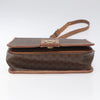 Celine Vintage Macadam Circle Logo Canvas and Leather