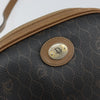 Christian Dior Vintage Honeycomb Canvas and Leather