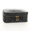 Chanel Vintage Timeless Zip Around Vanity Case Caviar