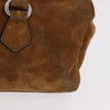 Prada Pushlock Tote Suede