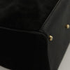Gucci Vintage Bamboo Front Pocket Tote Suede