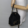 Prada Duet Drawstring Bucket Tessuto