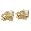 Chanel Vintage CC Camellia Clip-On Metal