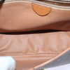 Celine Vintage Macadam Circle Logo Canvas and Leather