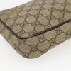 Gucci Wristlet Clutch GG Coated Canvas