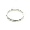 Tiffany & Co. Notes Wedding Band Platinum with diamonds