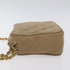 Chanel Vintage Diamond CC Camera Quilted Leather
