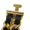 Chanel Premiere Rock Quartz Plated Metal and Leather
