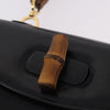 Gucci Vintage Convertible Bamboo Top Handle Leather