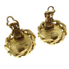Chanel CC Button Clip-On Metal with Faux Pearl