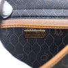 Christian Dior Vintage Honeycomb Canvas and Leather