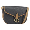 Christian Dior Vintage Honeycomb Canvas and Leather