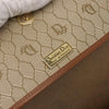 Christian Dior Vintage Honeycomb Flap Canvas and Leather