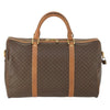 Celine Vintage Macadam Boston Canvas and Leather