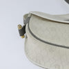 Christian Dior Vintage Honeycomb Flap Canvas and Leather
