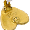 Chanel Vintage CC Heart Clip-On Metal