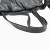 Prada Bow Tie Pleated Tote Leather