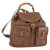 Gucci Vintage Bamboo Leather