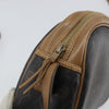 Christian Dior Vintage Honeycomb Canvas and Leather
