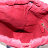 Gucci Logo Drawstring Striped Canvas
