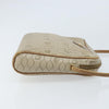 Christian Dior Vintage Honeycomb Canvas and Leather