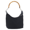 Gucci Vintage Bamboo Hobo Nylon