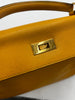 Hermes Kelly 32 Graine Couchevel Yellow leather