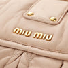 Miu Miu Madras Convertible Lock Tote Leather