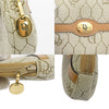 Christian Dior Honeycomb Zip Coin Purse Canvas and Leather