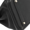 Hermes HAC Birkin Black Fjord with Palladium Hardware