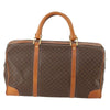 Celine Vintage Duffle Canvas and Leather