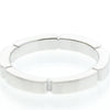 Cartier Maillon Panthere Band 18K White Gold with 4 Diamonds