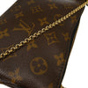 Louis Vuitton Pallas Clutch Monogram Canvas with Leather