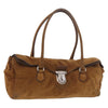 Prada Pushlock Tote Suede