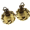 Chanel CC Button Clip-On Metal with Faux Pearl