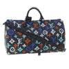 Louis Vuitton Keepall Bandouliere Graffiti Monogram Eclipse Canvas