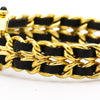 Chanel Premiere Rock Quartz Plated Metal and Leather