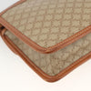 Celine Vintage Macadam Circle Logo Canvas and Leather