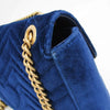 Gucci GG Marmont Flap Embroidered Matelasse Velvet
