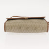 Christian Dior Vintage Honeycomb Flap Canvas and Leather
