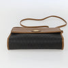 Christian Dior Vintage Honeycomb Canvas and Leather