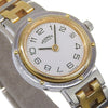 Hermes Clipper Quartz Stainless Steel with Plated Metal