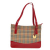 Burberry Nova Check Tote Canvas and Leather