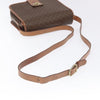 Celine Vintage Macadam Circle Logo Canvas and Leather