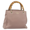 Gucci Bamboo Shopper Tote Leather