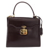 Gucci Vintage Lady Lock Top Handle Leather