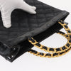 Chanel Chocolate bar tote Leather